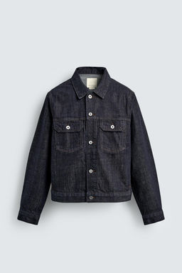 CROPPED FIT LIMITED EDITION DENIM JACKET - Zara фото 7
