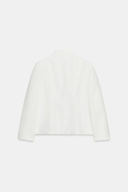 BLAZER PEPLUM ALAMARES ZW COLLECTION / Blanco roto - Zara фото 6
