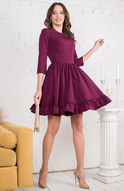 Коктейльное платье сангрия