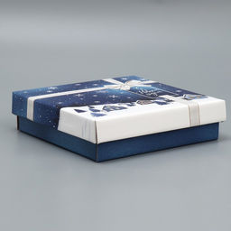 Коробка складная Зимний город, 20 20 5 см - Дарите счастье фото 3