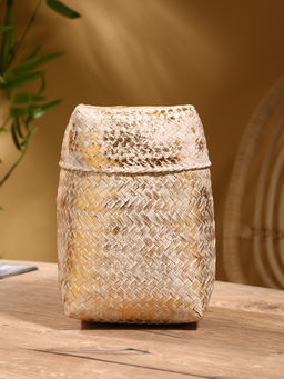 Корзинка плетёная «Аварис», 14×14×23 см