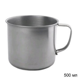 Кружка металл 500 мл/ М-100 /уп 360/