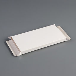 Цена за 5 шт. Коробка под плитку шоколада, белый, 18×9×1.4 см