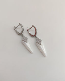 Серьги с керамикой