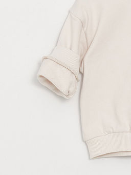 Bisiklet Yaka Uzun Kollu Bask?l? Erkek Bebek Sweatshirt ve Pantolon 2li - Waikiki фото 3