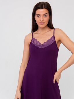 РАСПРОДАЖА Сорочка Совершенство_708/Баклажановый - Ihomelux фото 7