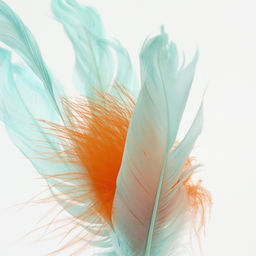 Игрушка-неваляшка Перьевой фонтан для кошек, 20 см, микс цветов - Пижон фото 2