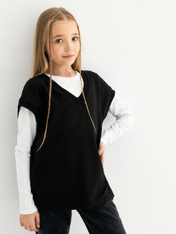 Черный жилет