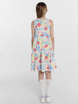 Платье для девочек молочное с цветами - Mark formelle фото 3