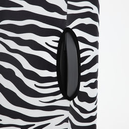 Чехол для чемодана 28, цвет белый/чёрный - Simaland фото 5