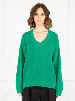 Джемпер женский ZZ-07007 green/black