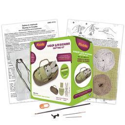 Набор для вязания Miadolla AMG-0114 Зайка в люльке  фото 4