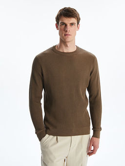 Bisiklet Yaka Erkek Triko Kazak