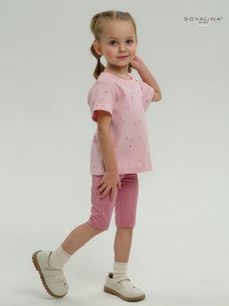 Костюм Актив лиловые сердечки-сухая роза - Sovalina фото 34