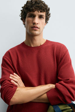 TEXTURED RELAXED FIT SWEATER