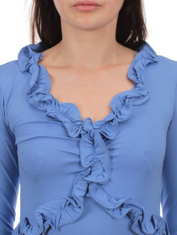 17230 LT. BLUE Платье летнее (92% вискоза, 8% эластан)
