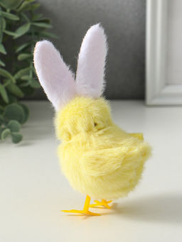 Фигурка пасхальная «Цыплёнок с заячьими ушками», 5×6.5×12.5 см, МИКС