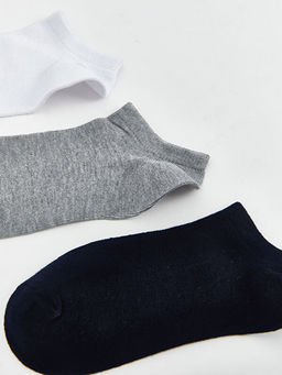 Erkek ?ocuk Bambu Sneaker ?orap 5li