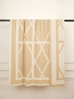 Плед из кашемира 39111 бежевый