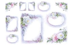 To-Do бумага рисовая Carta di Riso 35 x 50 см 10 шт. СК/Распродажа 91976 Рамки с белыми розами