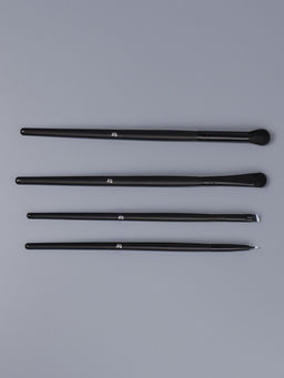 Набор кистей для макияжа SMOKY, 4 шт., чёрный