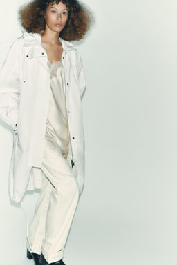 OVERSIZE MULTI-POSITION HOODED PARKA ZW COLLECTION - Zara фото 2