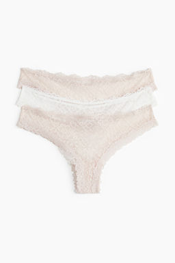 Pack de 3 bragas Brazilian de encaje - H&m фото 3