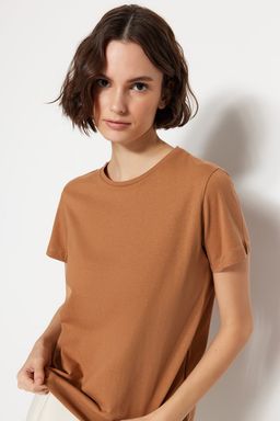 TRENDYOLMILLA Cok Renkli %100 Pamuk Suprem Bisiklet Yaka 2li Paket Orme T-Shirt TWOSS20TS0141 фото 3