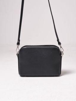 Сумка кожаная на плечо кросс-боди Deboro 30848 черный