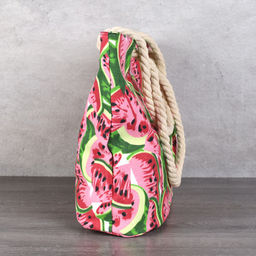 Сумка пляжная на молнии 45х32х14 см Арбуз / BB22 /уп 1/ - Галеонтрейд фото 3