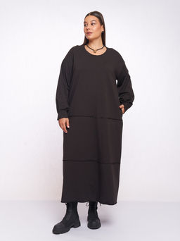 Платье со швами наружу PP56506BLK01 - Артесса фото 10