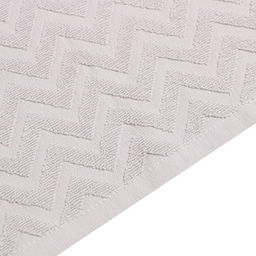 Полотенце махровое LoveLife Zig-Zag, 30х60 см, цвет пыльно-лавандовый, 100% хл, 450 гр/м2  фото 3