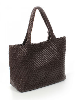 LACCOMA сумка СУ1033-А-темно-коричневый эко кожа хлопок  фото 2