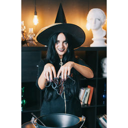 Цена за 10 шт. Прикол Змея, резиновая, чёрная - Страна карнавалия фото 8