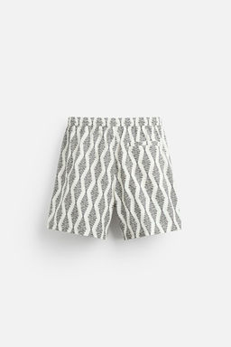 GEOMETRIK DESENLI UZUN DENIZ SORTU - Zara фото 3