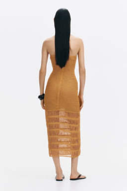 Vestido bandeau efecto crochet - H&m фото 3