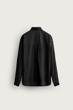SOBRECAMISA RELAXED FIT RELIEVE / Negro - Zara фото 7