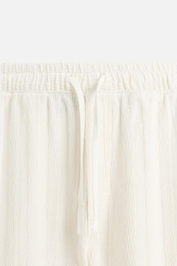 RELAXED FIT JACQUARD TROUSERS - Zara фото 9
