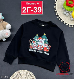 Кофта новогодняя с принтом - Bruno фото 2