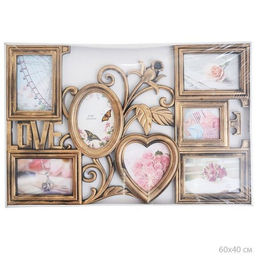 Фоторамка коллаж 62х42 см / F-20 /уп 16/ 7 фото (Белый) - Галеонтрейд фото 8