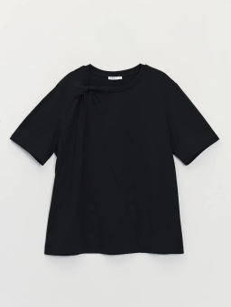 Футболка прямого кроя с узлом ZR2605023420-50 / Zarina