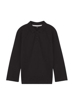Beyaz 3lu Paket Unisex Mevsimlik Polo Yaka Uzun Kollu Orme T-Shirt TKDAW25TS00004 - Trendyolmilla фото 22