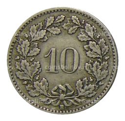 10 раппенов 1919 года Швейцария