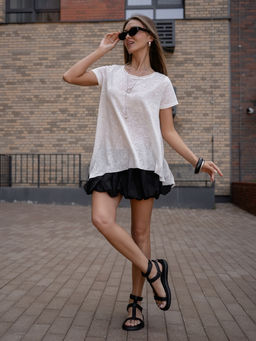 Футболка паутинка полупрозрачная