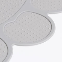 Коврик силиконовый под миску, 40 х 30 см, серый - Пижон фото 5