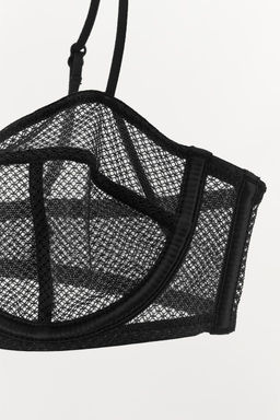 MESH UNDERWIRE BRA - Zara фото 4