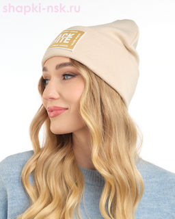 Спортика KHAKI-WHITE Колпак женский
