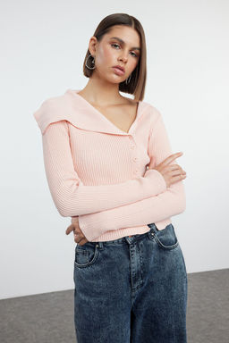 TRENDYOLMILLA Antrasit Premium Iplik Triko H?rka TWOAW25HI00254