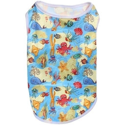 Цена за 2 шт. Майка для собак и кошек мелких и средних пород "БРО на стиле", пляжная вечеринка, размер ХL (длина спинки 36см, объем груди 43см, от 9 до 12кг)