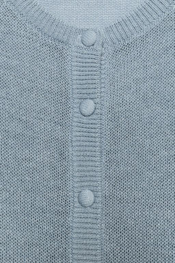 CHAQUETA R?STICA PUNTO / Gris azul - Zara фото 10